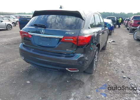 2014 Acura Mdx Technology Package from USA, damaged, VIN 5FRYD4H47EB017567